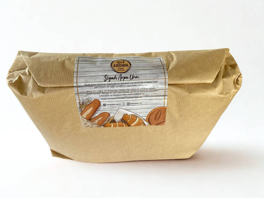 DOĞAL TAM SİYAH ARPA UNU 3KG - 2