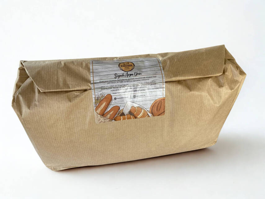 DOĞAL TAM SİYAH ARPA UNU 5KG - 1