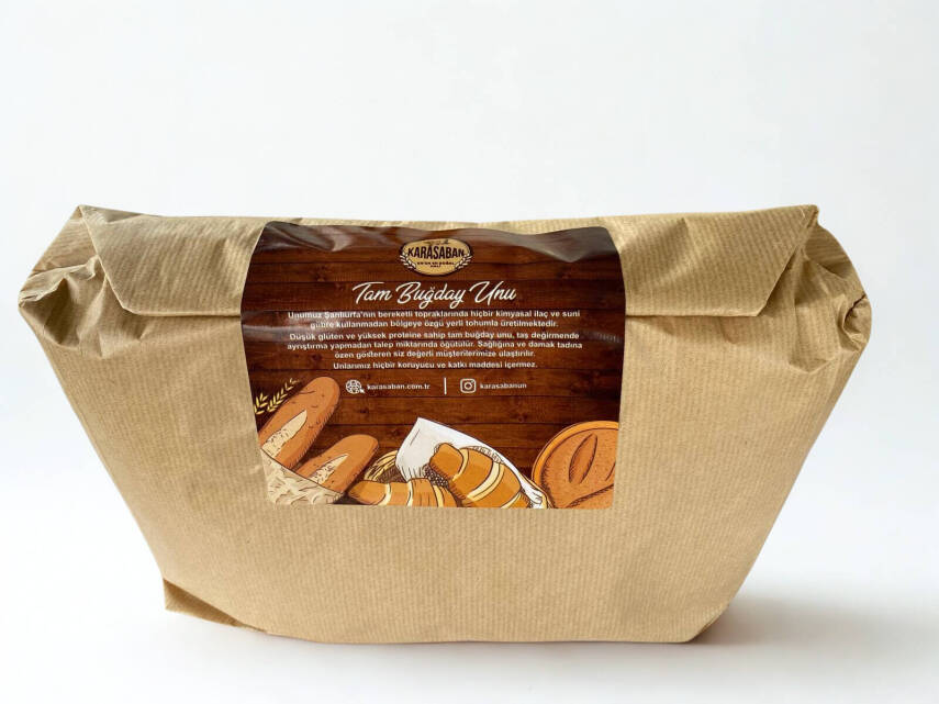 ORGANİK TAM BUĞDAY UNU 3KG - 3