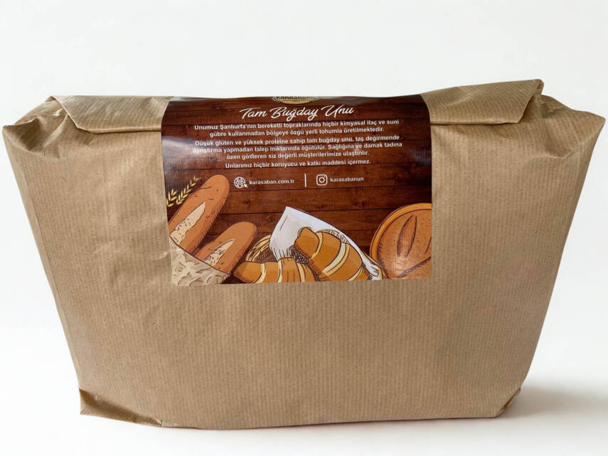 ORGANİK TAM BUĞDAY UNU 3KG - 1