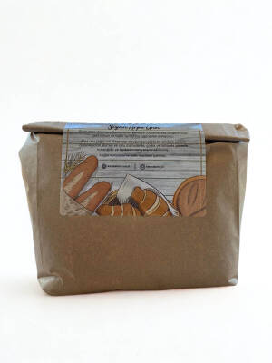 DOĞAL TAM SİYAH ARPA UNU 1KG - 2